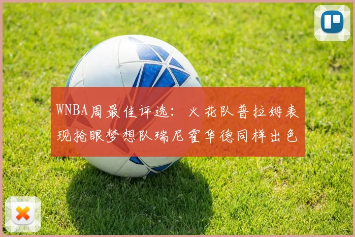 WNBA周最佳评选：火花队普拉姆表现抢眼梦想队瑞尼霍华德同样出色